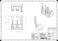 OBP Bodenmontierte Pedalbox 3 Pedale 2x Hauptzylinder (Kabelkupplung)