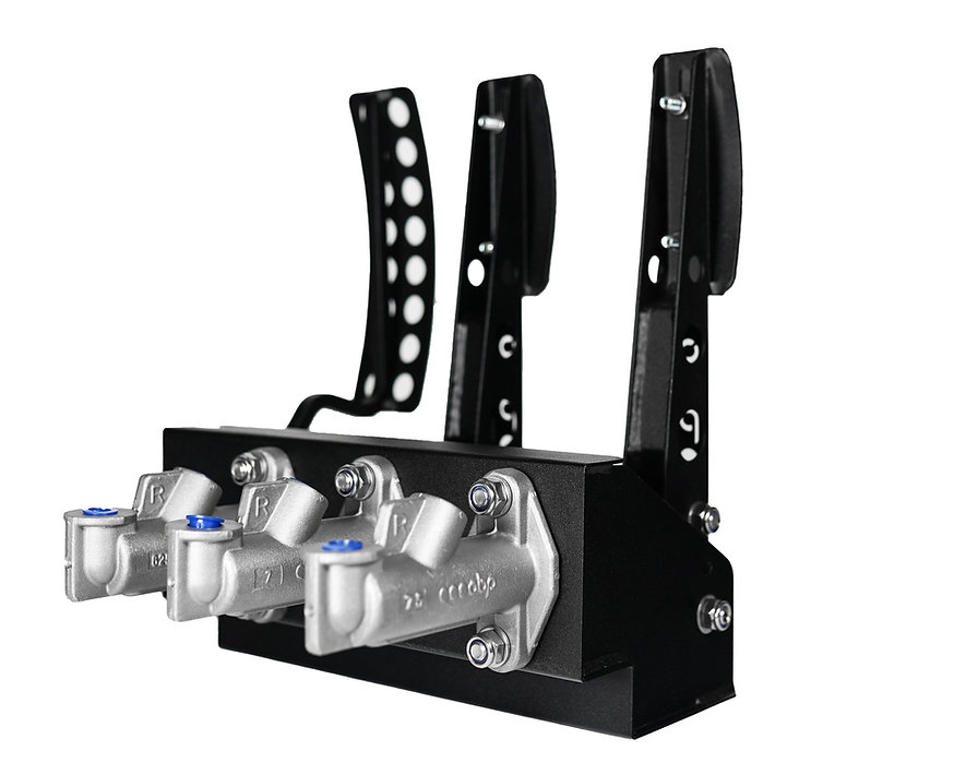 -Fußboden-Pedalbox 3 Pedale 3x Hauptzylinder V1