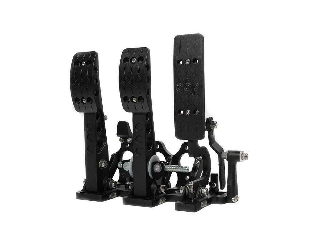 OBP Fußboden-Pedalbox 3 Pedale V3 Billet CNC-Aluminium