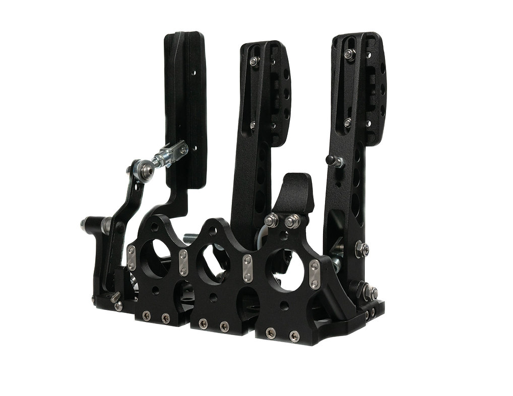 OBP Fußboden-Pedalbox 3 Pedale V3 Billet CNC-Aluminium
