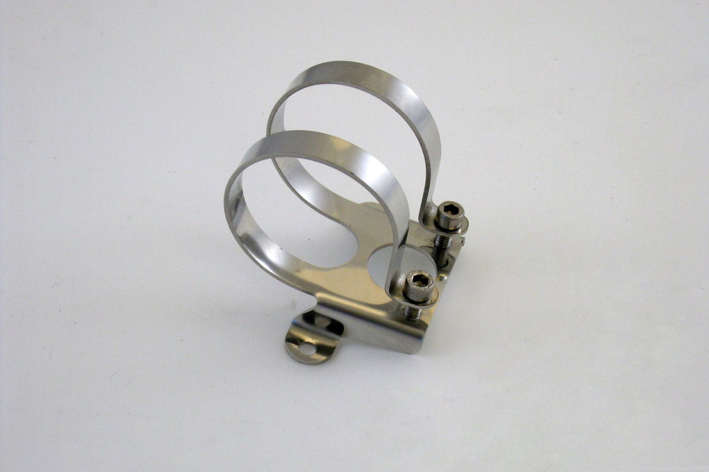 Brake distribution valve bracket, stainless steel