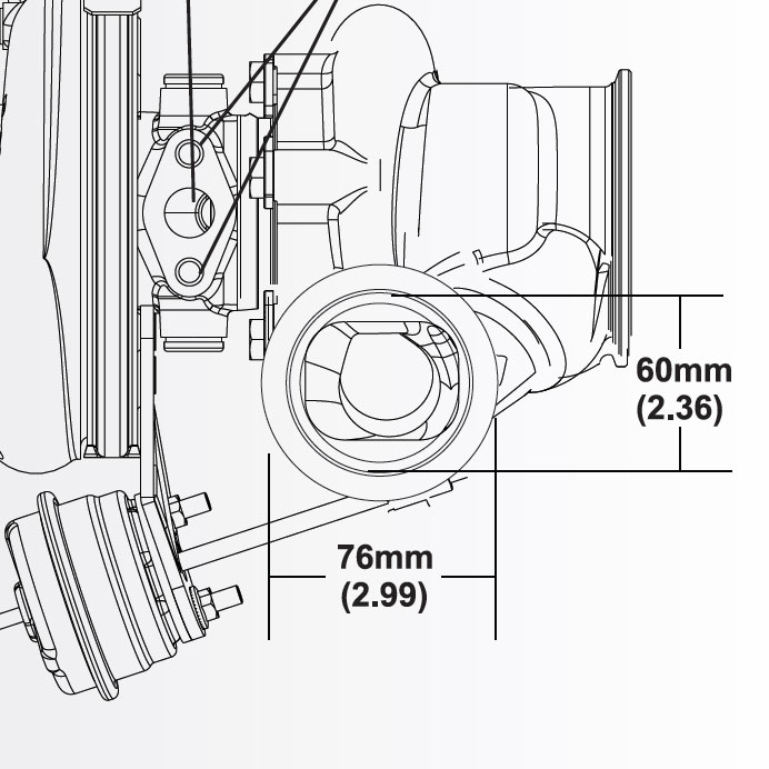 V-Band Kit Inlet Borg Warner EFR