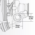 V-Band Kit Inlet Borg Warner EFR