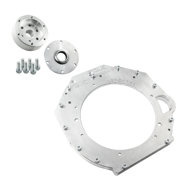 PMC Getriebeadapter GM Chevrolet LSX - BMW DCT DKG Getrag GS7D36SG Inline-six