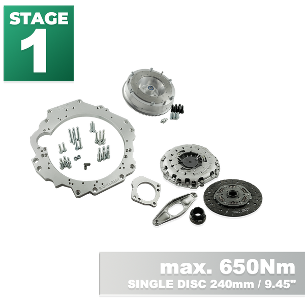 PMC STAGE 1 Ford Barra - BMW M57N HGD JGA HGA - 240mm / 9.45"