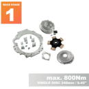 PMC RACE STAGE 1 Ford Barra - BMW M57N HGD JGA HGA - 240mm / 9.45"