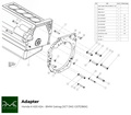 PMC Getriebeadapter Honda K - BMW DCT DKG Getrag GS7D36SG Inline-six