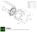 Adapter kit Mercedes OM605 OM606 - BMW M57N2 6-speed