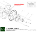 PMC Getriebeadapter Mercedes-Benz M113 - BMW M57 / E46 S54 M3 - 184mm / 7.25"