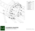 PMC Getriebeadapter Mercedes-Benz M113 - BMW M57 / E46 S54 M3 - 184mm / 7.25"