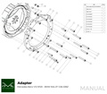 PMC Getriebeadapter Mercedes-Benz V12 M120 - BMW M57N HGU HGK / N54 - 240mm / 9.45"