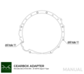 PMC Getriebeadapter Mercedes-Benz M156 - Jaguar Diesel ZF 8HP70