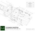PMC Getriebeadapter Mercedes-Benz M156 - Jaguar Diesel ZF 8HP70