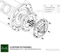PMC Getriebeadapter Mercedes-Benz M112 M113 - BMW M57N HGD JGA - 240mm / 9.45"