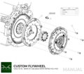 PMC Getriebeadapter Volvo T - BMW M57N HGU HGK / N54 - 240mm / 9.45"
