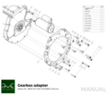 PMC Getriebeadapter Nissan SR - BMW DCT DKG Getrag GS7D36SG Inline-six