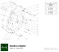 PMC Getriebeadapter Nissan SR - Mazda RX-8 - 240mm / 9.45"