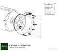 PMC Getriebeadapter Toyota JZ 1JZ 2JZ - Nissan 350Z Z33 370Z Z34 CD009 - 250mm / 9.84"