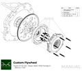 PMC Getriebeadapter Toyota JZ 1JZ 2JZ - Nissan 350Z Z33 370Z Z34 CD009 - 184mm / 7.25"