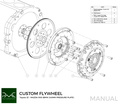 PMC Getriebeadapter Toyota JZ - Mazda RX-8 - 240mm / 9.45"