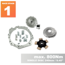 PMC RACE STAGE 1 Toyota UZ - BMW M57N HGU HGK / N54 - 240mm / 9.45"