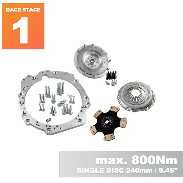 PMC RACE STAGE 1 Toyota UZ - BMW M50 S50 M52 S52 M54 - 240mm / 9.45"