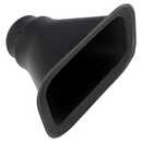 Einlass 63 + 76 mm schwarz