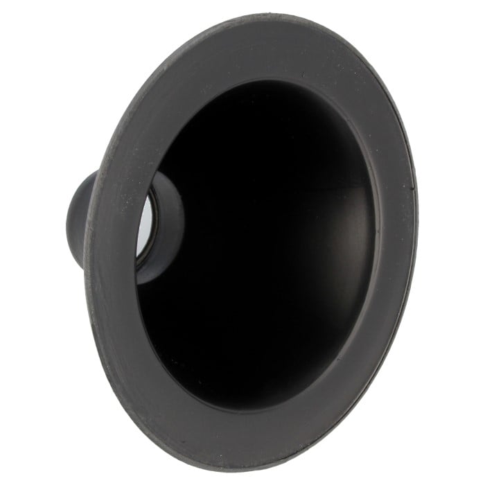 Einlass 63mm schwarz.