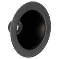 Einlass 63mm schwarz.