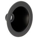 Einlass 63mm schwarz.