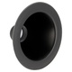 Einlass 63mm schwarz.
