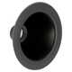 Einlass 63mm schwarz.