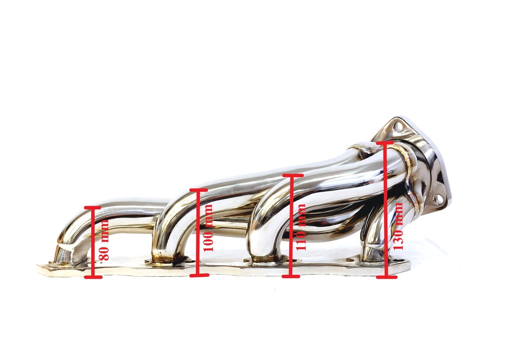 Headers Small Block Ford (SBF) Kurz, Rückwärts