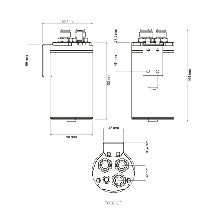 Nuke Ölsammelbehälter 0.75L (AN10)