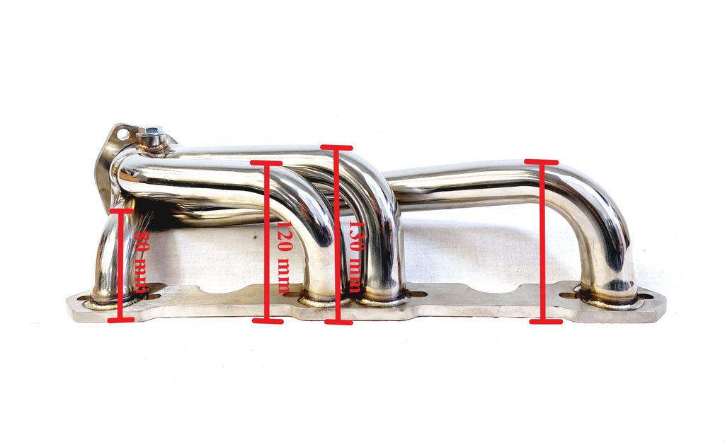Headers Small Block Chevy (SBC) Kurz Rückseite