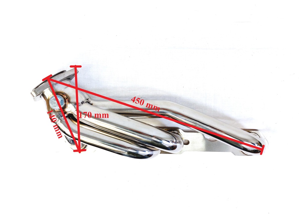 Headers Small Block Chevy (SBC) Kurz Rückseite