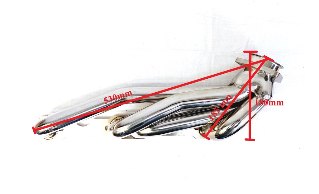 Headers Small Block Chevy (SBC) Kurz Rückseite