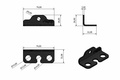 ASS Bracket Brake hose Volvo 240 /740 /940