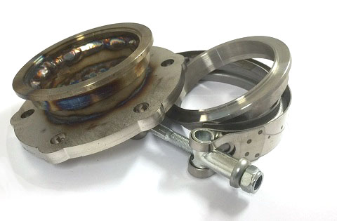 Holset super hx40 4-bolzen - 3" V-Band Kit SS