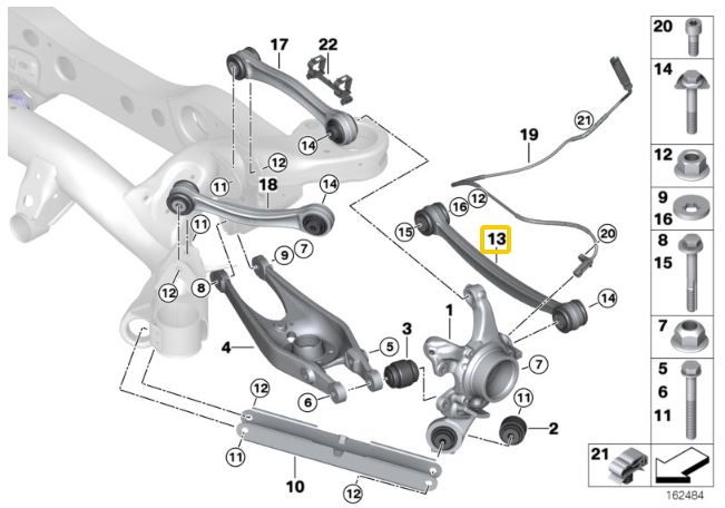 IRP Einstellbare Spurstangen Rückseite BMW E8x M1, E9x M3 (Ver. 1)
