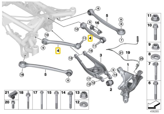 IRP Einstellbare Sturzarme Oberer, Hinten BMW F87 M2, F80 M3, F83 M4 (Ver. 1)