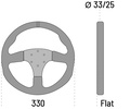 Sparco R330 Lenkrad Leder
