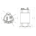 NUKE Kraftstoff Catch Tank 3.0L - Deatschwerks DW400