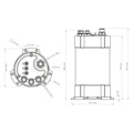 NUKE Kraftstoff Catch Tank 3.0L - Walbro GST 450 / 520