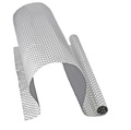 Hitzeschutzschild aus Aluminium (1000x1000)