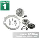 Adapter kit Mercedes OM605 OM606 - BMW M57N2 6-speed