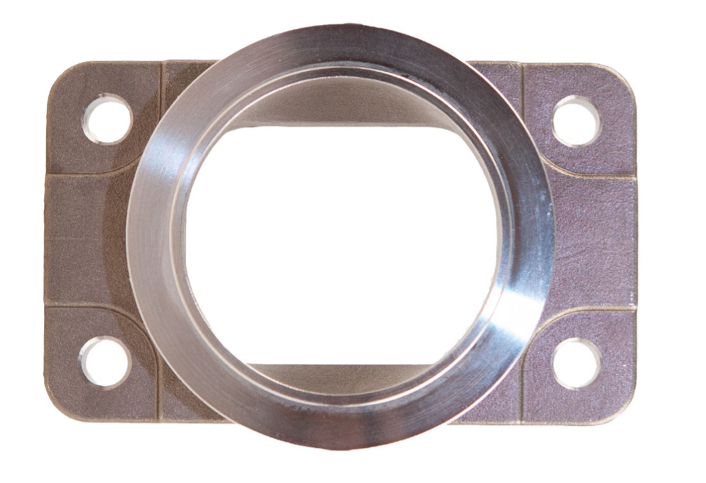 T3 V-Band Adapter Flansch Edelstahl Garrett GT / GTX / G-series