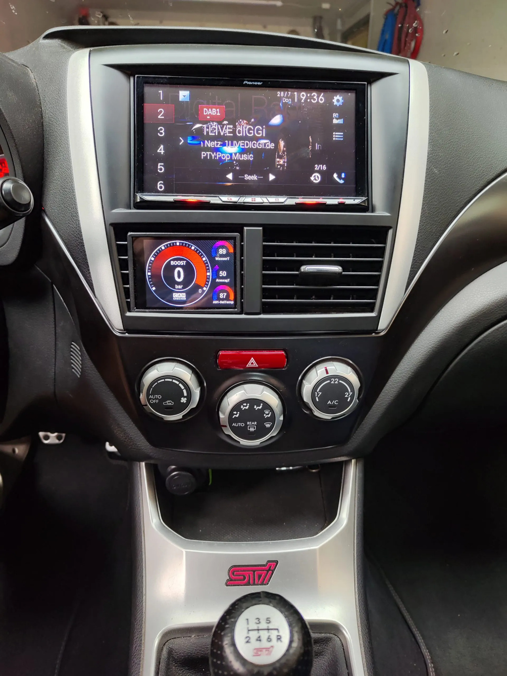 MFD32 Gen2 for Subaru Impreza GR inkl. WRX LHD