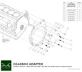 Gearbox Adapter Plate Honda K - BMW DCT DKG GS7D36SG N54 GS6-53BZ (Vertical)