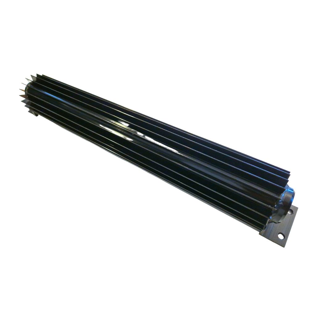 Kraftstoffkühler Schwarz 1/4 NPT 48cm (2 reihen)